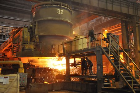 The steel production of the company